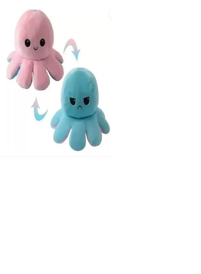 KPN Toy Figure Combo Pack of Octopus & Monkey Ele Mini Character Figurines Set with Bright Colours & Smooth Finish | Playtime Display Set for Home, Desk Decor & Gifting - Image 2
